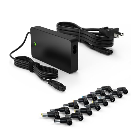 Belker 90W Universal Laptop Charger with Fast Charging USB Port &15 Tips | Power Adapter Supply Cord for Hp Dell Toshiba IBM Lenovo Acer Asus Samsung Sony Fujitsu Gateway - size: 90W Ultra-Thin