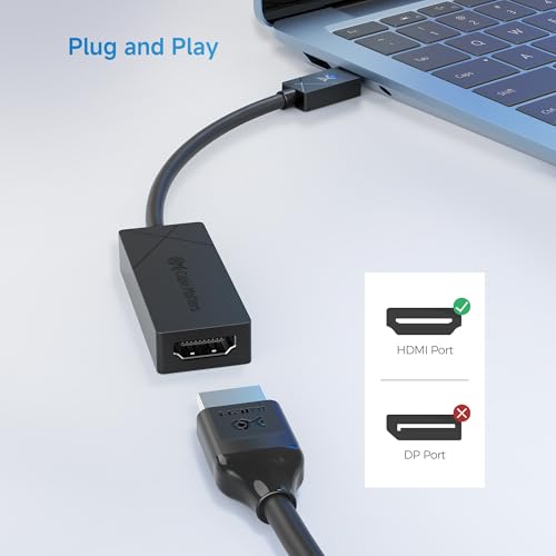 Cable Matters [Designed for Microsoft Surface] USB C to HDMI 2.1 Adapter | 4K@240Hz / 8K@60Hz HDR, Compatible with Surface Pro/Laptop/Book with USB-C or Thunderbolt 4