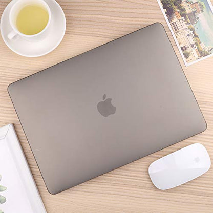 CISSOOK Compatible with MacBook Pro 13 Inch Case Gray 2025-2016 Release | 4in1 Set Plastic Hard Shell Case with Keyboard Cover for Pro 13" A2338 M2 M1 A2251 A2289 A1706, Matte Gray - color: Matte Gray