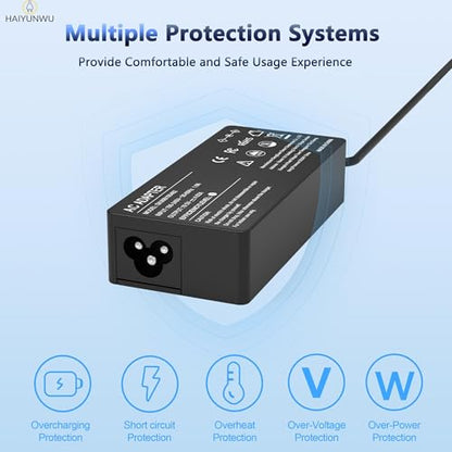 90W Universal Laptop Charger AC Adapter | Compatible with HP Lenovo Dell Acer Asus IBM Sony Gateway Fujitsu notebooks & Chromebooks. Includes 17 tips.