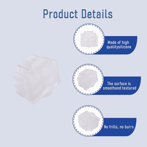 10 PCS RJ11 Port Anti-dust Plugs, Silicone Covers Caps Stoppers, Port Protector for End Computer Digital Socket Printer, 0.37 x 0.3 (LxW) - size: RJ11/Transparent/10 PCS