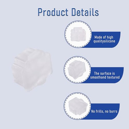 10 PCS RJ11 Port Anti-dust Plugs, Silicone Covers Caps Stoppers, Port Protector for End Computer Digital Socket Printer, 0.37 x 0.3 (LxW) - size: RJ11/Transparent/10 PCS