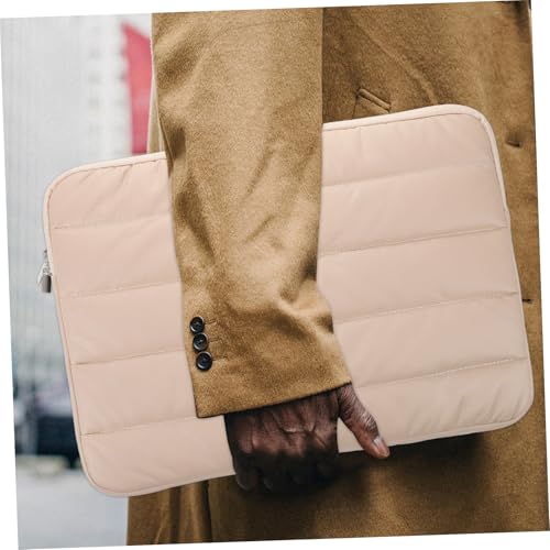 Angoily Laptop Sleeve Bag Polyester Case Multiple Compartments for Tablets Notebooks and Accessories Protection for Travel and Office Use