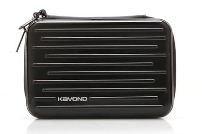 Anti-Shock Silver Aluminium Carry Travel Protective Storage Case Bag for 2.5" Inch Portable External Hard Drive HDD USB 2.0/3.0 (Black) - color: Black