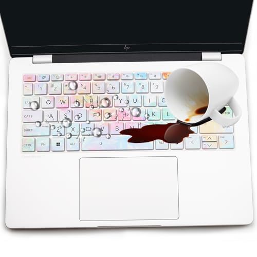 Keyboard Cover for 2026 2025 HP OmniBook 5 Flip 14"/OmniBook 5 Next Gen AI 14" 14-he0037nr 14-he0017nr 14-he0027nr 14-fp0057nr 14-fp0023dx 14-fp0750ng 14-fp0950nd 14-fp0765ng 14-fp0540nd 14" -Dazzle - color: Dazzle