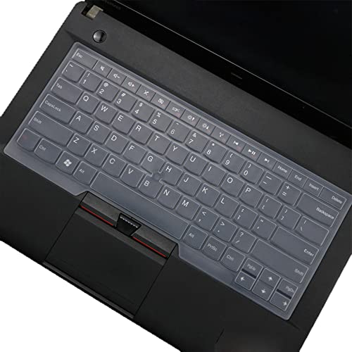 Keyboard Skin Compatible for 14" Lenovo Thinkpad X1 Carbon 5th-8th Gen, ThinkPad X1 Yoga Gen 2 3 4 5, Thinkpad X1 Extreme 14, ThinkPad T460 T470 T480 T490 T495 T14 T14s, ThinkPad L490 L390 L460 (Clear - color: Clear, size: compatible for Thinkpad X1 Carbo