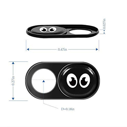 Eye Metal Webcam Cover Slider Ultra Thin - Web Camera Cover Fits for Laptop, Desktop, Pc, Macboook Pro, iMac, Mac Mini, Computer, Smartphone, Protect Your Privacy Security (3Pack Metal)… - color: 3 Pack Metal Eye