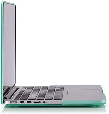 RUBAN Case Compatible with MacBook Pro 13 inch 2015 2014 2013 2012 (A1502 & A1425 Models), Plastic Hard Shell Case & Keyboard Cover for Old Version MacBook Pro Retina 13 Inch, Green - color: Green