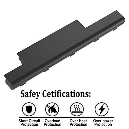 AS10D31 AS10D51 Notebook Battery Replacement Compatible with Acer Aspire 5253 5251 5336 5349 5551 5552 5560 5733 5733Z 5740 5735 5735Z, Gateway NV55C NV50A NV53A NV59C
