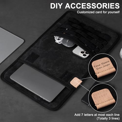 Gexmil Laptop Sleeve 16 inch, 15-15.6 Inch Laptop Cover Compatible with MacBook Pro 16 M4 M3 M2 M1, HP Acer Dell Lenovo ASUS Notebook, Computer Sleeve Bag with Pocket, Black - color: Black, size: 16 Inch