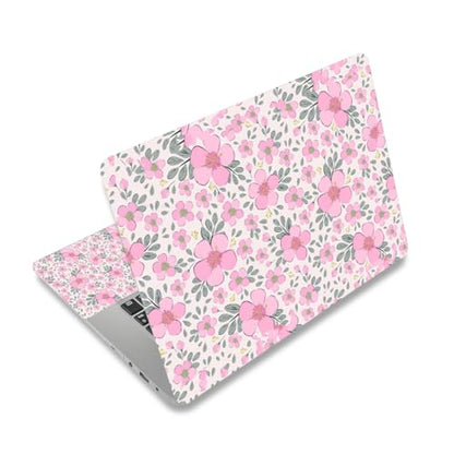 12 12.1 13 13.3 14 15.4 15.6 Inch Laptop Skin Decal, Laptop Skins Stickers Decals for Notebook PC, Universal Reusable Vinyl Laptop Cover Sticker, Waterproof Art Protector I Lovely Pink Flowers - color: Lovely Pink Flowers