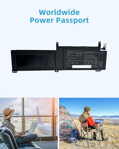 76Wh C41N1716 Laptop Battery for ASUS for ROG Strix GL703GS GL703GM Scar for ROG Strix S7BS S7BS8750 GL703GM-NS73 GL703GM-DS74 GL703GS-DS74 0B200-02770000 4ICP4/59/134 15.4V High Performance - style: C41N1716