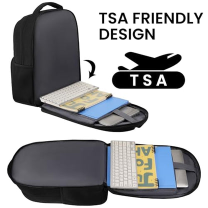 BIKROD Backpack for Men, TSA Travel Backpack, College Backpacks Water Resistant Back Pack, Business Anti Theft Durable Computer Bag Gifts Fits 17.3 Inch Laptop, Grey - color: Black, size: 17.3 Inch