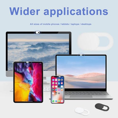 Webcam Cover for Laptop Camera Cover Slide,Camera Blocker Camera CoverSlide | 20 PCS Ultra Thin Phone Camera Covers for Laptops, Compatible with MacBook iMac iPad MacBook Pro Computer Laptop