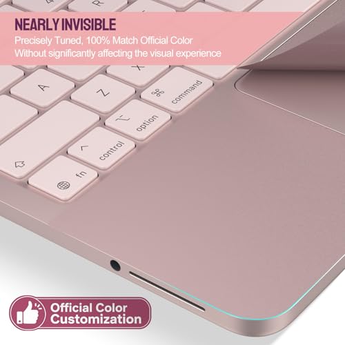 Palm Rest Cover Set with TrackPad Protector Compatible with 2026 MacBook Neo 13 Inch A3404 with A18 Pro Chip, Apple MacBook Neo 13 Scratch-Resistant Wrist Rest Skin Sticker Decal - Blush - color: Blush, size: MacBook Neo 13" (2026+)