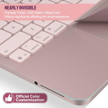 Palm Rest Cover Set with TrackPad Protector Compatible with 2026 MacBook Neo 13 Inch A3404 with A18 Pro Chip, Apple MacBook Neo 13 Scratch-Resistant Wrist Rest Skin Sticker Decal - Blush - color: Blush, size: MacBook Neo 13" (2026+)
