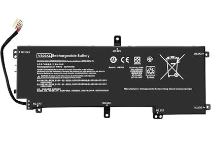 52Wh VS03XL 849313-856 Laptop Battery Replacement for HP Envy 15t-as100 15t-as000 15-as000 15-as100 15-as133cl 15-as043cl 15-as020nr 15-as031nr 15-as027cl 15-as182cl 849047-541