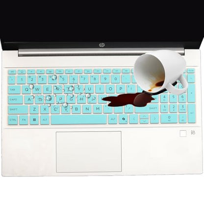 Keyboard Cover for HP Laptop 15.6" 15-fc 15-fd 15z-fc000 15-fc0025dx 15-fc0245dx 15-fc0093dx 15-fc0041wm 15-fc0081nr 15-fc0037wm 15-fc0047nr 15-fc0105nr 15-fc0353nr 15-fc0077od 15-fc0013od fc0022la - color: Hotblue