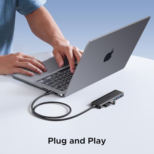 UGREEN USB C Hub, 4 Ports USB A Splitter Ultra-Slim USB Expander for Mouse, Keyboard, Flash Drive, U Disk, Printer Compatible with Laptop, Desktop PC, Xbox, PS5, and More 2FT - size: 2FT, style: USB-C
