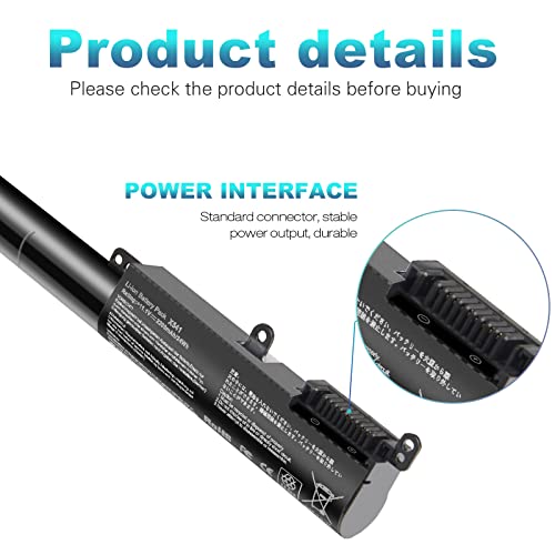 Fancy Buying Laptop Battery for Asus X541 X541S x541N X541NA X541U X541UA X541SA X541SC X541UV X541SC R541N R541U R541UJ R541UA R541UV F541 F541U F541UA Series A31N1601 A31LP4Q - size: 7.86*2.15*0.78inch
