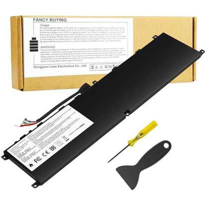 BTY-M6L MS-16Q2 MS-16Q3 Laptop Battery Compatible with MSI GS65 GS75 Stealth Thin 8RF 8SE 8SF 8SG 9RE 9SD 9SE 9SF 9SG PS63 PS42 8RB Modern 8RC 8SC P65 Creator 8RD 8RF 8RE 8SF 9SE P75 Creator 9SC 9SE - size: 13.19*3.23*0.28inch BTY-M6L