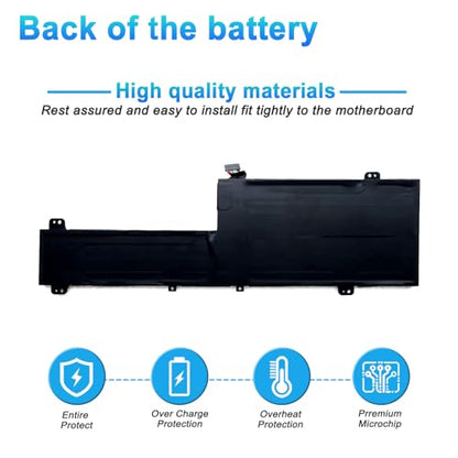 L19M3PD6 L19C3PD6 L19D3PD6 Laptop Battery Replacement for Lenovo ideapad Flex 5-14IIL05 5-14ITL05 5-14ARE05 5-14ALC05 5-15IIL05 5-15ALC05 81X1 81X2 81X3 82HU 82HT 82HV L19L3PD6 (11.52V 52.5Wh) - size: 10.23*3.34*0.39inch L19M3PD6