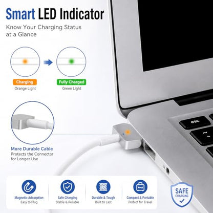 Compatible with Mac Book Air Charger, 45W Power Adapter T-tip Mag 2 Connector Laptop Charger for Mac Book Air 11-13 inch(2012-2017) - size: 45W-T