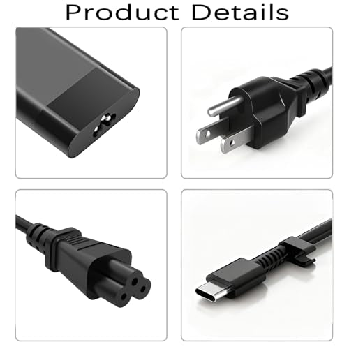 140W USB-C Charger Fit for HP Omen Transcend 14 Gen1/2 ZBook Power 16 | ZBook Fury 16 G10 ZBook Studio G9 16 ZBook Ultra 14 G1a Spectre x360 16 EliteBook 845 865 G10 TPN-LA29 Laptop Power Adapter