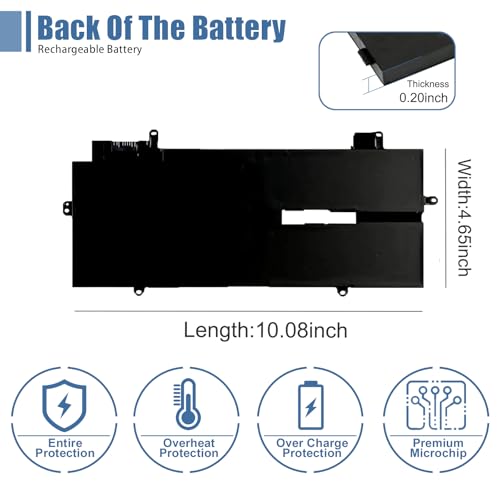 L20C4P71 SB10T83217 5B10W13974 Laptop Battery replacement for Lenovo ThinkPad X1 Carbon 9th Gen 10th Gen X1 Yoga 6th 7th Gen 2021 Series L20M4P71 L20D4P71 L20L4P71 SB10T83216 5B10W13973 5B10W13975 - size: 9.25*3.94*0.19 inch L20C4P71