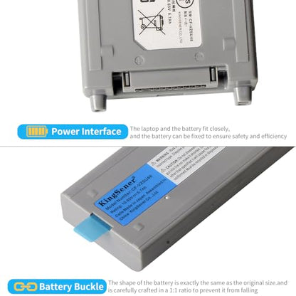 CF-VZSU48 Laptop Battery for Panasonic Toughbook CF-19 CF19 CF-VZSU28 CF-VZSU48U CF-VZSU50 6CELL 10.65V 58WH | Compatible with Panasonic Toughbook CF-19 MK1-MK8 Series, CF-VZSU28/48U/50/48R/58U. 6-Cell Li-ion
