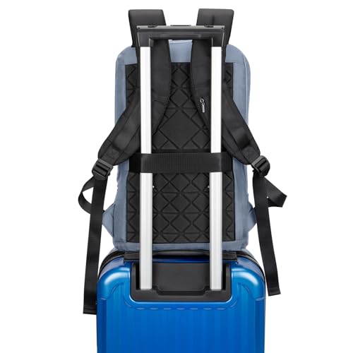 Boardingblue Business Smart Backpack Waterproof fit 15.6 Inch Laptop Backpack with USB Charging Port,Travel Durable Backpack (Gray) - color: Gray