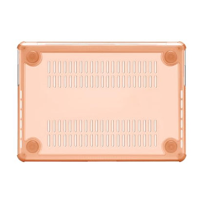 MOSISO Compatible with MacBook Pro 14 inch Case M5 M4 M3 M2 M1 2026-2021 | 3 in 1 Kit Anti-Crack Hard Shell with TPU Bumper, A3427 A3426 A3434 A3112 A3185 A3401 A2918 A2992 A2779 A2442, Cosmic Orange - color: Cosmic Orange