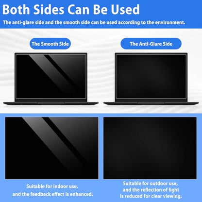 For 13.3 Inch 16:10 Laptop Privacy Screen Protector | Removable for Lenovo/HP/Dell/Acer/ASUS/Samsung & Other 13.3 Inch 16:10 Laptops Anti-fingerprint, Anti-Glare, Anti-scratch - size: 13.3 Inch 16:10