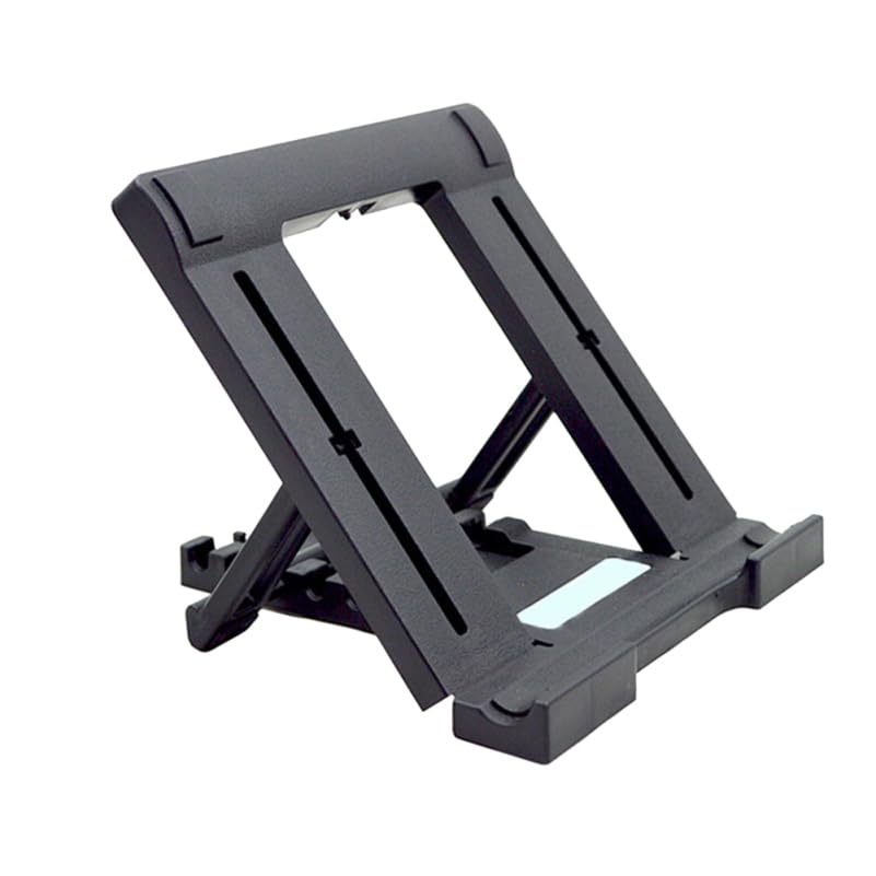 ARTIBETTER Adjustable Portable Tablet Holder Stand Mini Folding Flat Plate Bracket Compatible with Tablets and Laptops for Vertical and Horizontal Viewing
