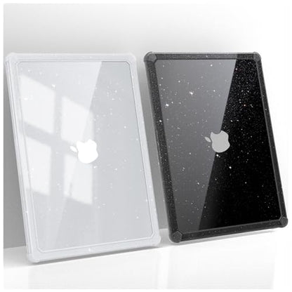 Soonjet for MacBook Pro 14 inch Case 2025-2021 | M5 M4 M3 M2 M1 Pro/Max | Glitter ShockBumper | Military Drop Protection | Hard Shell Laptop Cover | Clear - color: Bumper Stellar Clear