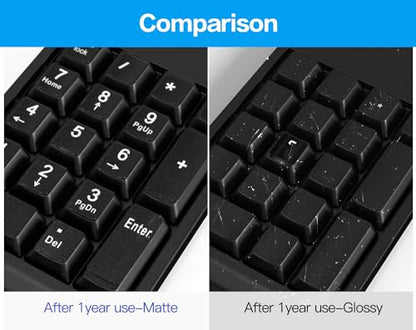 2PCS Keyboard Number Stickers, Keyboard Number Pad Replacement Stickers Universal for Wireless Numeric Pad Numpad Keypad, Laptop, Desktop, Computer, Keyboard Numbers Sticker -Matte - color: Numbers