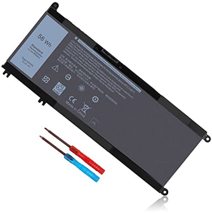 56WH 33YDH Laptop Battery for Dell Inspiron 17 7000 7778 7779 7786 7773 17-7779 2-in-1 15 7577 G3 3579 3779 G5 5587 G7 7588 Latitude 13 3380 14 3490 15 3590 3580 99NF2 81PF3 PVHT1 P30E - size: 33YDH