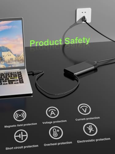 Slim 90W USB C Power Adapter Charger Compatibile with HP Envy x360 2 in 1 & Spectre x360 & OmniBook & EliteBook & ProBook & Pavilion & ZBook Firefly G11 G10 G9 Laptop Charging Cord