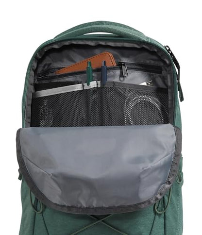 The North Face Jester Everyday Laptop Backpack, Duck Grn Dk Hth, OSFA | Commuter Travel Bag, Laptop Sleeve, Water-Repellent - color: Duck Green Dark Heather