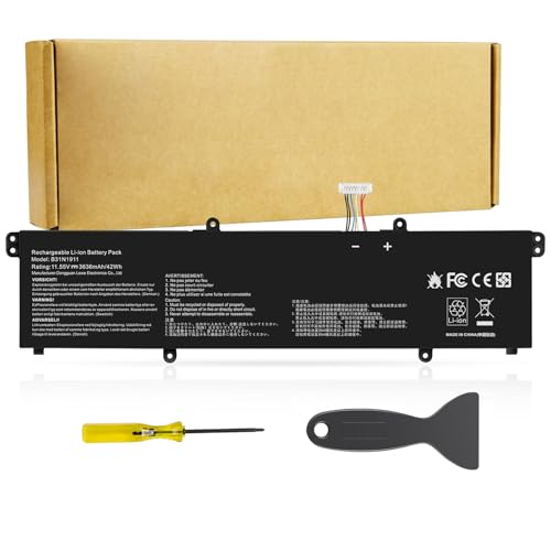 B31N1911 C31N1911 laptop Battery Replacement for ASUS VivoBook Flip 14 M413 M413DA TM420IA TM420IA K413 X413 F413 Series Laptop C31N1911 B0B200-03580300 0B200-03580000 0B200-03750000 11.55V 42Wh - size: B31n1911 12.4 4.1 0.7 in