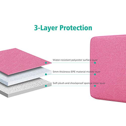 NIDOO 13-14 inch Laptop Sleeve Case Protective Computer Cover for 14" MacBook Pro M5 M4/ 14.4" Surface Laptop Studio / 14" Lenovo IdeaPad 5i Gen 9 / ThinkPad X1 Carbon/ P14s T14 E14 HP Dell Acer - color: Red, size: 13-14 Inch / Surface Laptop Studio