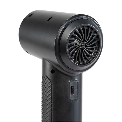 Digital Innovations CleanDr Electric Air Duster | 3-speed power, LED light, multi-nozzle kit, removes dust from PC keyboard electronics, ideal for computer cleaning use
