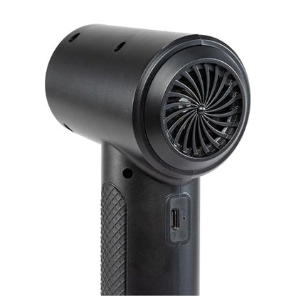 Digital Innovations CleanDr Electric Air Duster | 3-speed power, LED light, multi-nozzle kit, removes dust from PC keyboard electronics, ideal for computer cleaning use