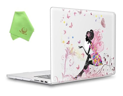 UESWILL Creative Design Smooth Hard Shell Case Compatible with MacBook Pro (Retina, 13 inch, Early 2015/2014/2013/Late 2012), Model A1502/A1425, NO CD ROM, Fairy - color: Pattern: Fairy, size: MacBook Pro 13" Retina A1502/A1425