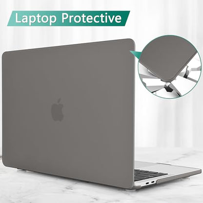 May Chen for MacBook Pro 16 Inch 2019 Release Model: A2141,Hard Shell Case Cover Screen Protector & Keyboard Cover for MacBook Pro 16 Retina with Touch ID & Touch Bar - Gray - color: Gray