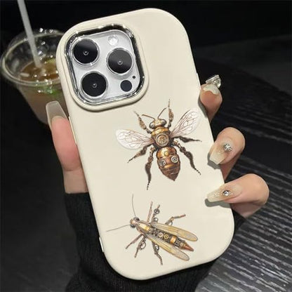 Punk Steam Insect Stickers Pack – 50pcs Clear Waterproof Scrapbook Decals for Journaling, Diary, Collage, Laptop, Water Bottle, Planner (colourful-B13) - color: Colourful-b13