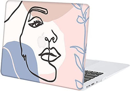 Laptop Case Compatible With Old Version MacBook Pro 13 Inch A1278 (2008-2012) With CD-ROM, Hard Shell Cover & Keyboard Skin - Pink Lady - color: 1321 Pink lady, size: Pro 13" w/CD-ROM 2008-2012(A1278)