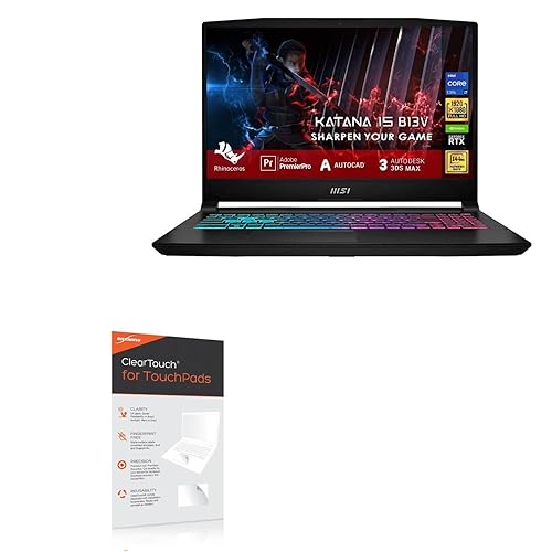BoxWave Touchpad Protector Compatible with MSI Katana 15 B13V (15.6 in) - ClearTouch for Touchpad (2-Pack), Pad Protector Shield Cover Film Skin