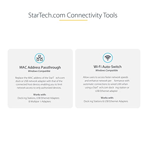 StarTech USB-C to Ethernet Adapter, 10/100/1000Mbps, 12in Attached Cable | USB 3.0 to Gigabit Ethernet Network Adapter, Driverless Install, US1GC30B2 - color: Space Gray, size: 1Gbps, style: USB-C