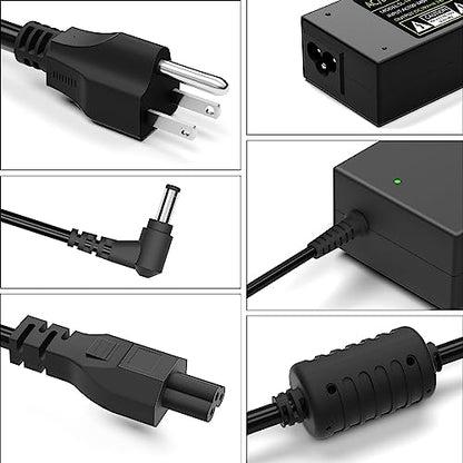 90W DC19V 4.74A Laptop Charger for Asus Toshiba AC Adapter Laptop PC Computer Charger Power Cord, 3 Pin 90 Watt AC to DC 19V Switching Power Supply with 10.56ft Long Cable, 5.5x2.5mm Plug - style: 19V 4.74A